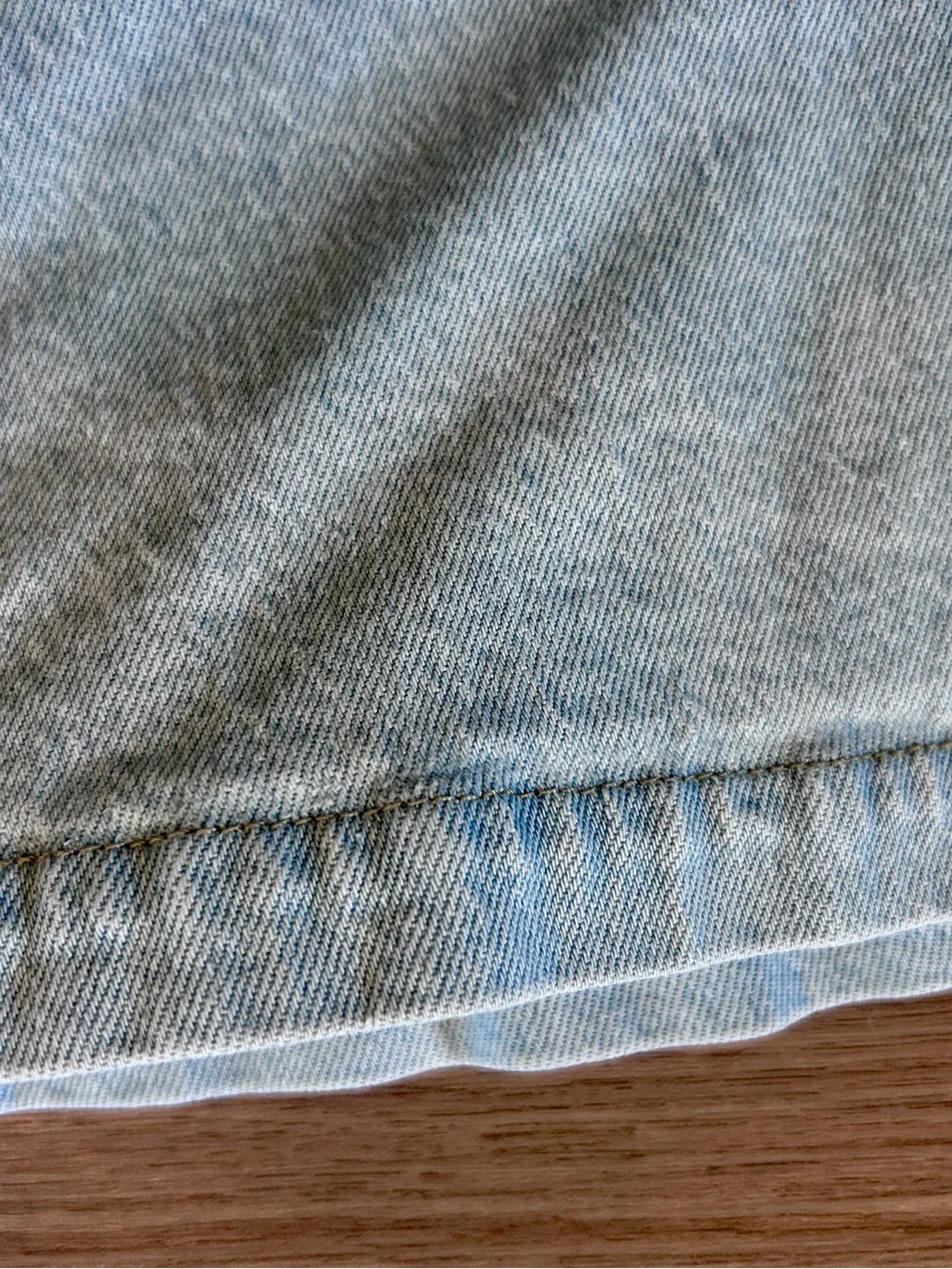 J.Crew Wrap Front Denim Mini Skort Montauk Wash Size 8 - Picture 5 of 15
